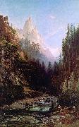 Thomas Hill Castle Craigs, California USA oil painting reproduction